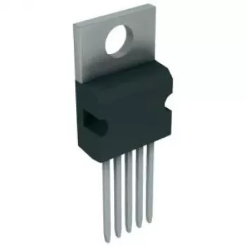 Regulador redutor (buck) Texas Instruments LM2576HVT ajustável entrada 4–60 V, saída 1,23–57 V, TO-220-5