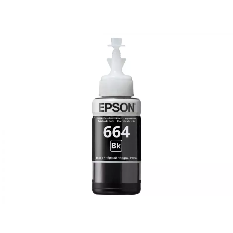 Frasco de tinta Epson T6641 70ml preto