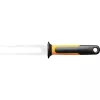 Garfo de carne Fiskars 1057548 com cabo de aço inoxidável, garfo de trinchar de dois dentes