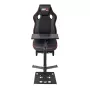 Cockpit de corridas Subsonic SA5681 preto vermelho pele sintética malha metal