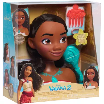 Disney Princess - Vaiana Cabeça de estilo, cabeça de maquilhagem e penteado