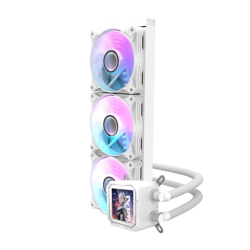Refrigerador de CPU a água Darkflash DV360S (branco)