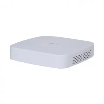 Gravador de vídeo em rede DAHUA NVR2104-S3 4 canais, 1U, disco SATA até 16 TB, 1080p/720p, 12V/1,5A, branco