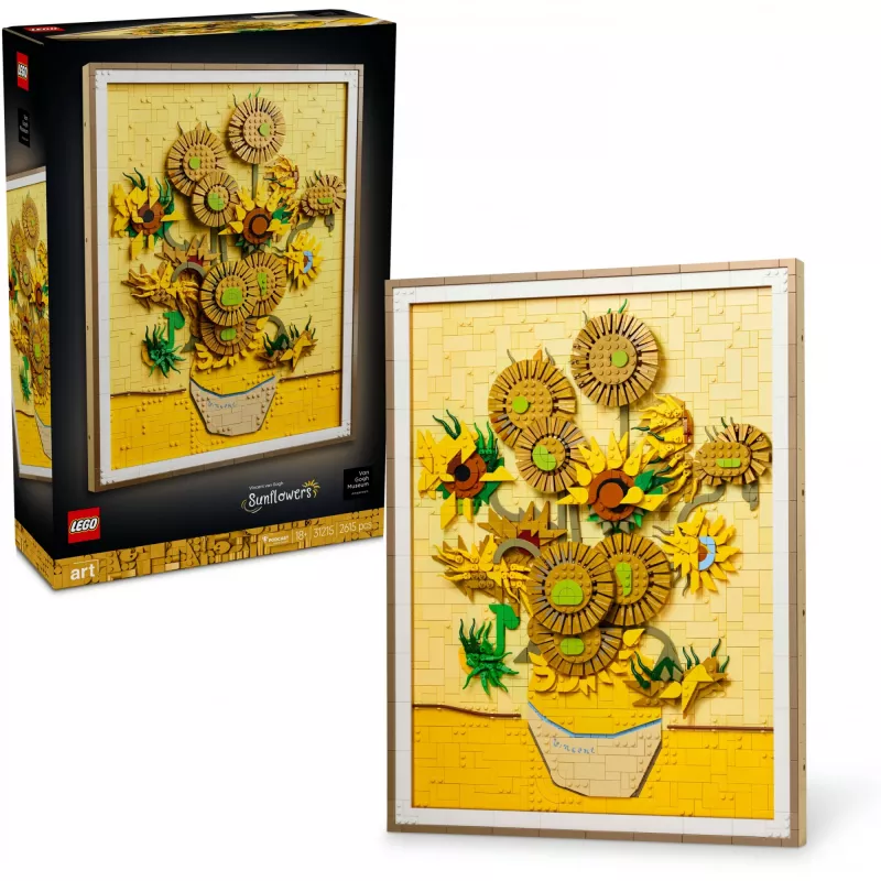 LEGO Art 31215 Vincent van Gogh Girassóis conjunto de construção, 2615 peças, 18+