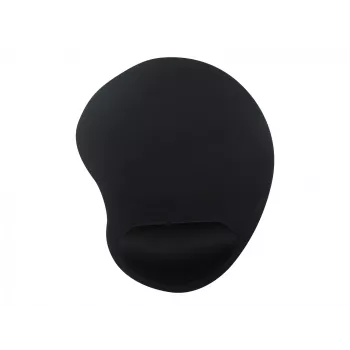 Tapete de rato GEMBIRD MP-ERGO-01, apoio de pulso em espuma, 240×200 mm, 4 mm de espessura, preto