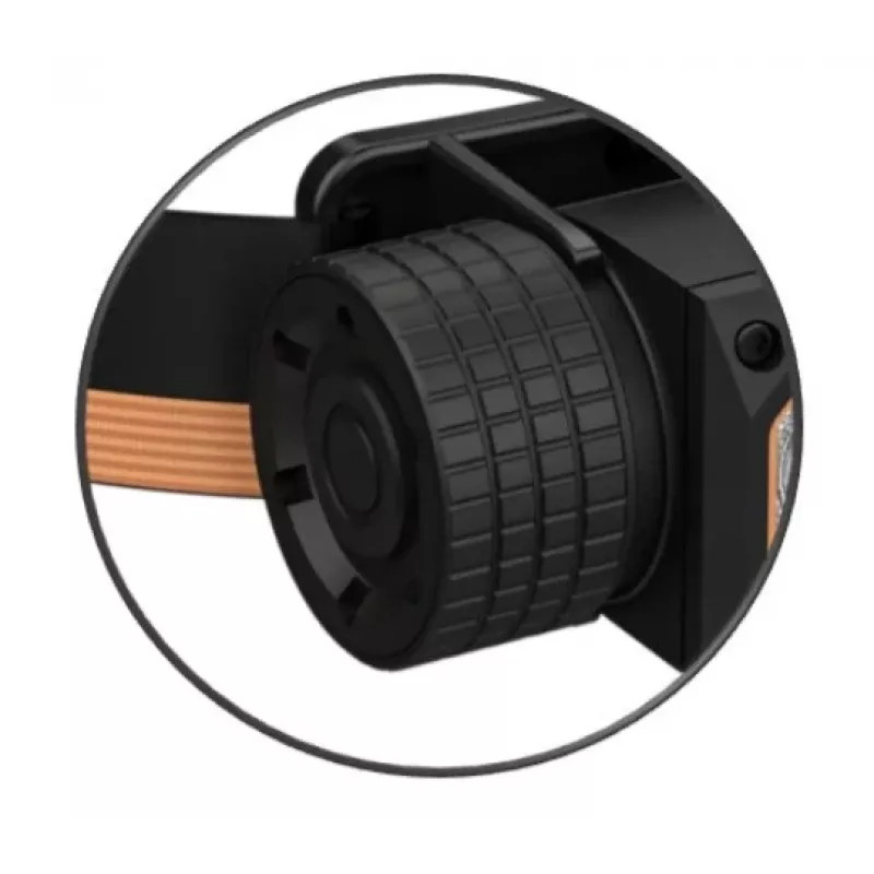 Lanterna de cabeça Duracell DH2000R caixa de oferta – lanterna de cabeça recarregável compacta preta/laranja
