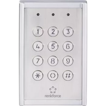 Fechadura eletrónica de código Renkforce 751624 IP65 com teclado iluminado
