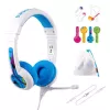 BuddyPhones School+ BP-SCHOOLP-BLUE auscultadores infantis com microfone, 3+, 85 dB, azul