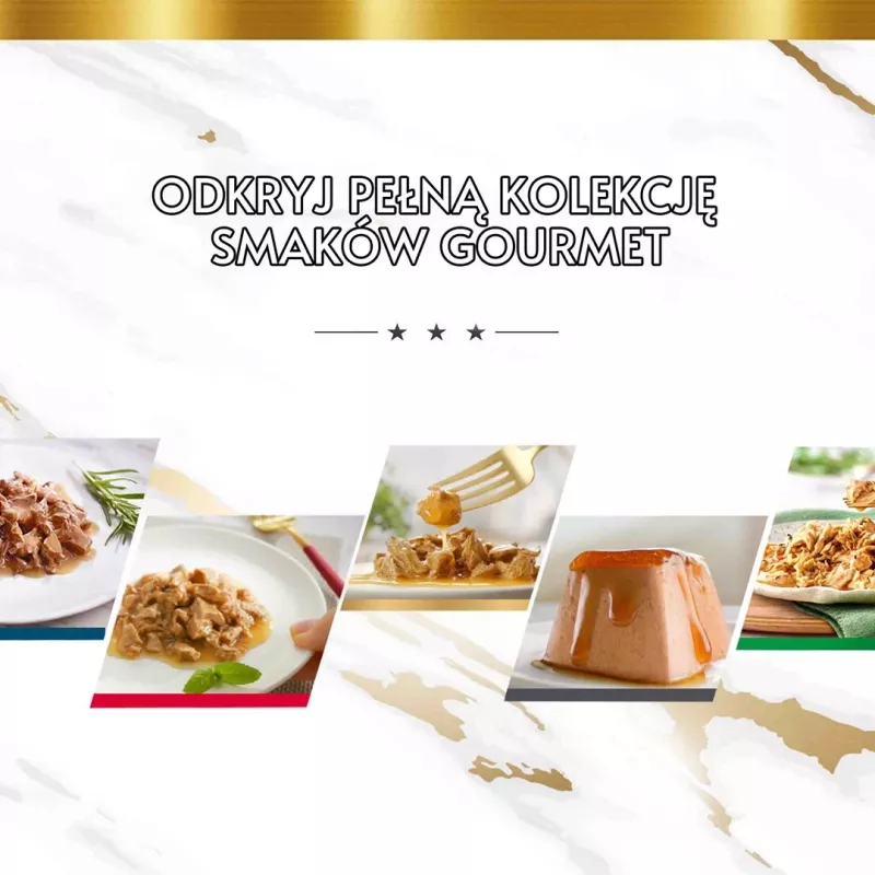 PURINA Gourmet Perle Mix - comida húmida para gatos - 60x85 g