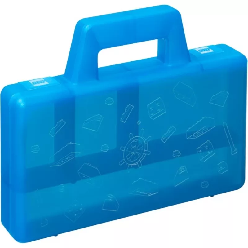 Caixa de arrumação Room Copenhagen modelo 40870002, azul – caixa organizadora para LEGO e brinquedos pequenos