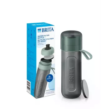 Garrafa de filtragem de água Brita Sports Active verde-escuro, verde