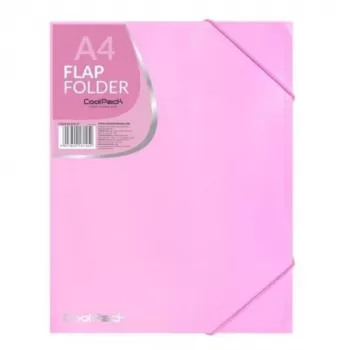 Pasta de aba Coolpack PP, A4, rosa pastel