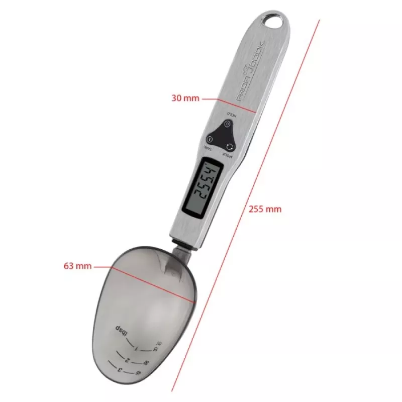 Balança de cozinha eletrónica ProfiCook PC-LW 1214 aço inoxidável