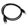Cabo de rede AVIZIO KKU6CZA0.5 preto 0,5 m Cat6 U/UTP (UTP)