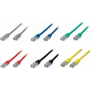 Cabo de rede ShiverPeaks BS75120-R vermelho 10 m Cat5e F/UTP