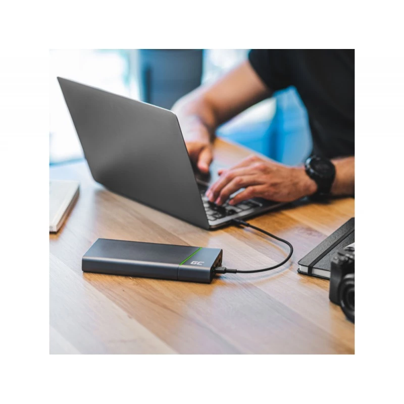 Cabo USB Green Cell KABGC30 USB 2.0 1.2 m USB-C preto
