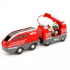 World - Conjunto de comboio com motor de corda, veículo de brincar