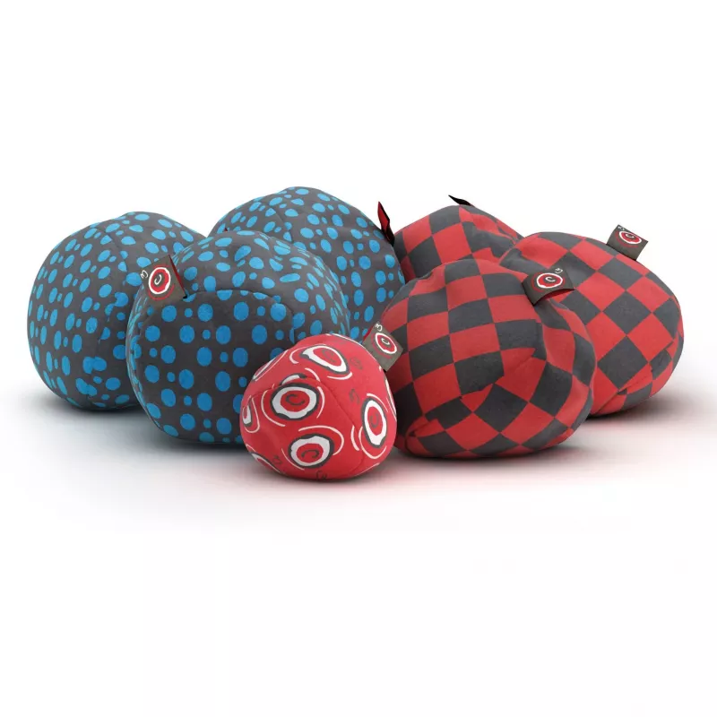 Crossboule Set Downtown, Jogo de Destreza Azul/Vermelho
