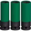 Conjunto de chaves de impacto Bosch PRO 1/2 polegadas, 3 peças, chaves de caixa profundas com proteção de jante