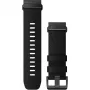 Garmin Bracelete de substituição QuickFit 26mm nylon preto aço inoxidável (010-13010-00)