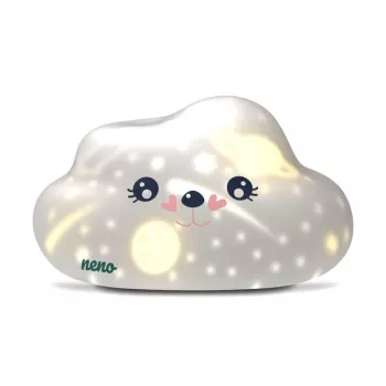 Luz de noite LED para cama neno COSMO – portátil, silicone, recarregável, 3 níveis de luminosidade, branco, a pilhas