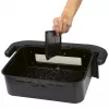 ProfiCook PC-FR 1313 H fritadeira de ar quente dupla, 10 L, 2400 W, preto/aço inoxidável