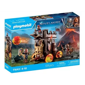 Conjunto de figuras Novelmore 71643 carro de combate com canhão de fogo