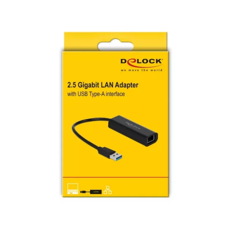 DeLOCK 66299 adaptador USB-A para LAN 2,5 Gigabit
