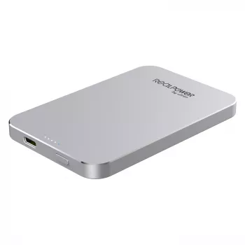 Powerbank RealPower PB-5000 MAG Prateado 5.000 mAh