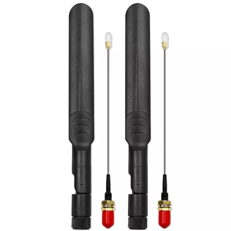 Antena dupla 4G LTE exterior QOLTEC 57047 5 dBi omnidirecional
