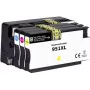 Renkforce embalagem combinada de tinta substitui HP 950 XL, 951 XL (C2P43AE) compatível preto, ciano, magenta, amarelo RF-5705448 (RF-5705448)