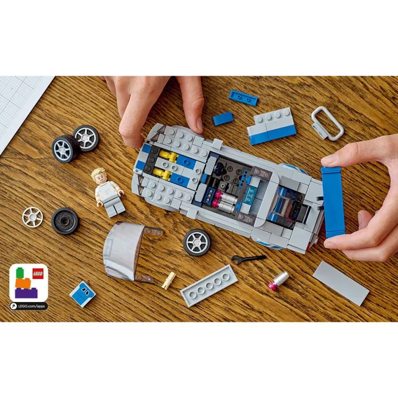 LEGO 76917 Speed Champions 2 Fast 2 Furious Nissan Skyline GT-R (R34) Carro de Brinquedo