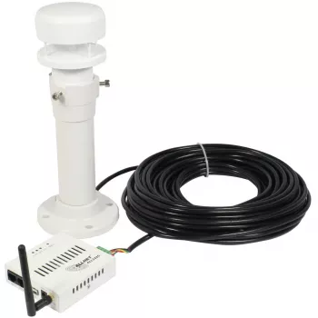 Anemómetro ALLNET ALL3420 para automação predial IP, medidor de velocidade do vento