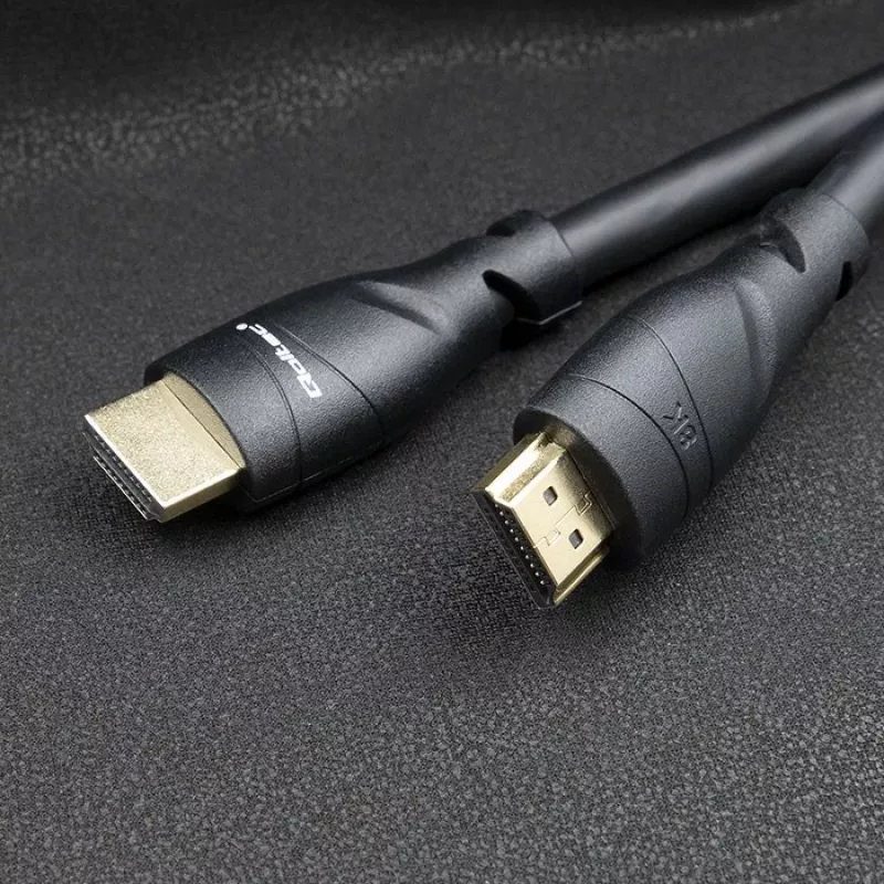 Cabo HDMI 2.1 QOLTEC 5 m — 48 Gbit/s, 8K@60Hz, 26AWG, fichas banhadas a ouro