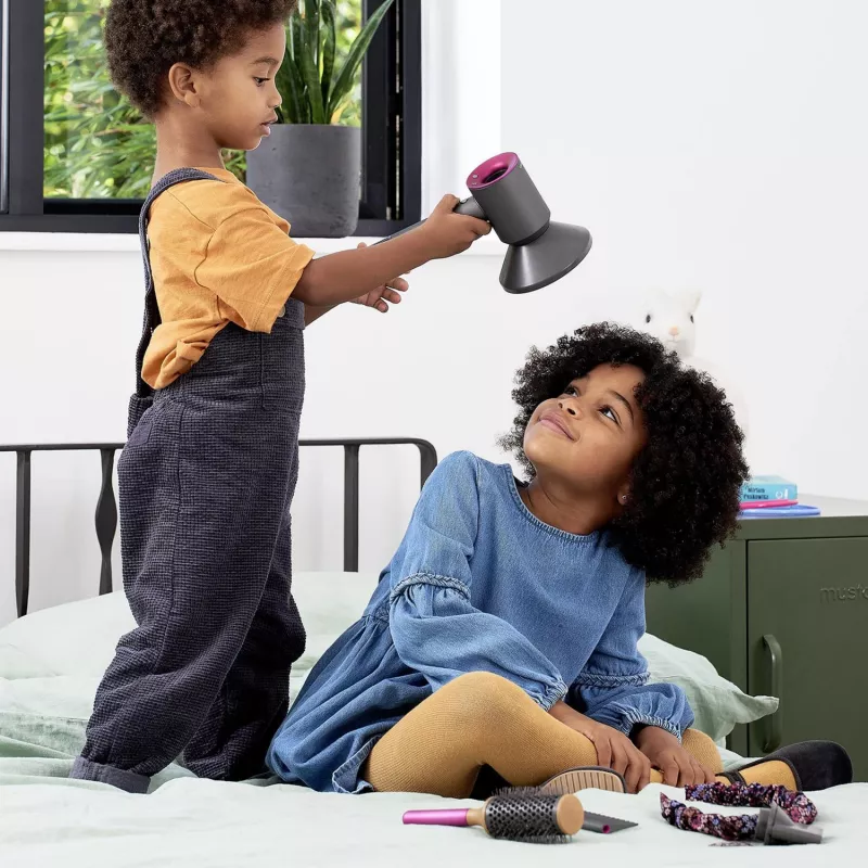 Conjunto de styling Dyson Supersonic, brinquedo doméstico para crianças