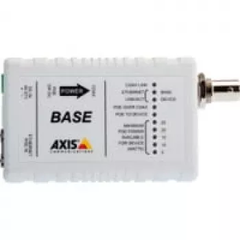AXIS T8640 adaptador Ethernet Over Coax PoE+ - conversor de suporte - Ethernet, Fast Ethernet - 10Base-T, 100Base-TX - RJ-45 / BNC (pack de 2) - para AXIS P1346, P1346-E, P5534, P5534-