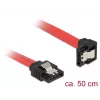 Cabo SATA DeLOCK 83979 0,5 m SATA 7 pinos preto vermelho
