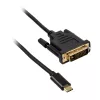 Akasa cabo adaptador de USB Type-C para DVI, preto (AK-CBCA10-18BK)