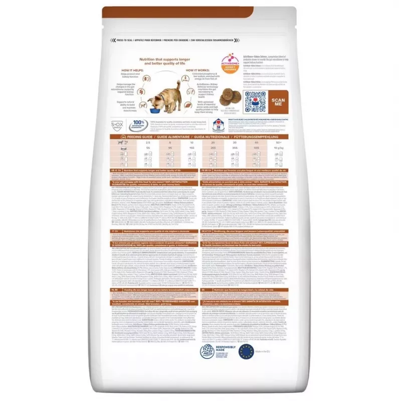 Hill's PD K/D Kidney Care Original - alimento seco para cães - 4 kg
