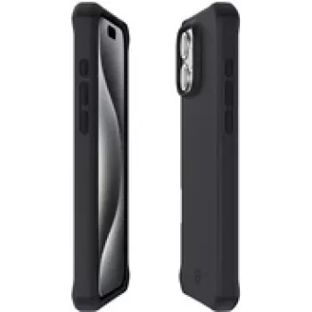 Mobilis Spectrum_R - capa traseira para telemóvel - durável - antimicrobiana, 100 % reciclada - Impacthane - preto - para Apple iPhone 16 Pro (066072)
