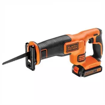 Black & Decker BDCR18-QW Serra sabre preto, laranja