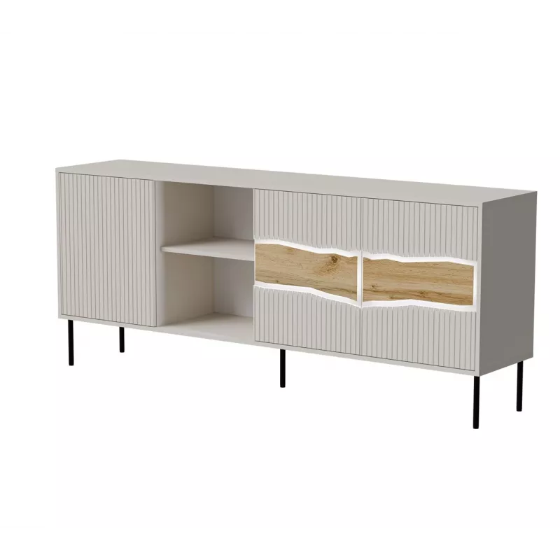 Cómoda Cama INSERTO 3D1W 190x40x80 caxemira + LED