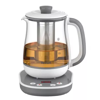 Chaleira elétrica Tefal BJ551B10 1,5 L 1430 W cinzento, branco