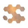 Nanoleaf | Elements Wood Look Hexagons Starter Kit (13 painéis) | Branco frio + Branco quente