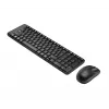 Wireless Combo MK220, sem fios, RF Wireless, QWERTZ, preto, rato