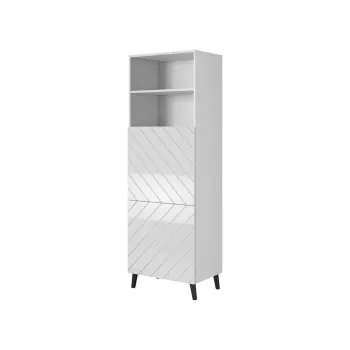 Armário ABETO 60x40x176.5 cm branco/branco brilhante