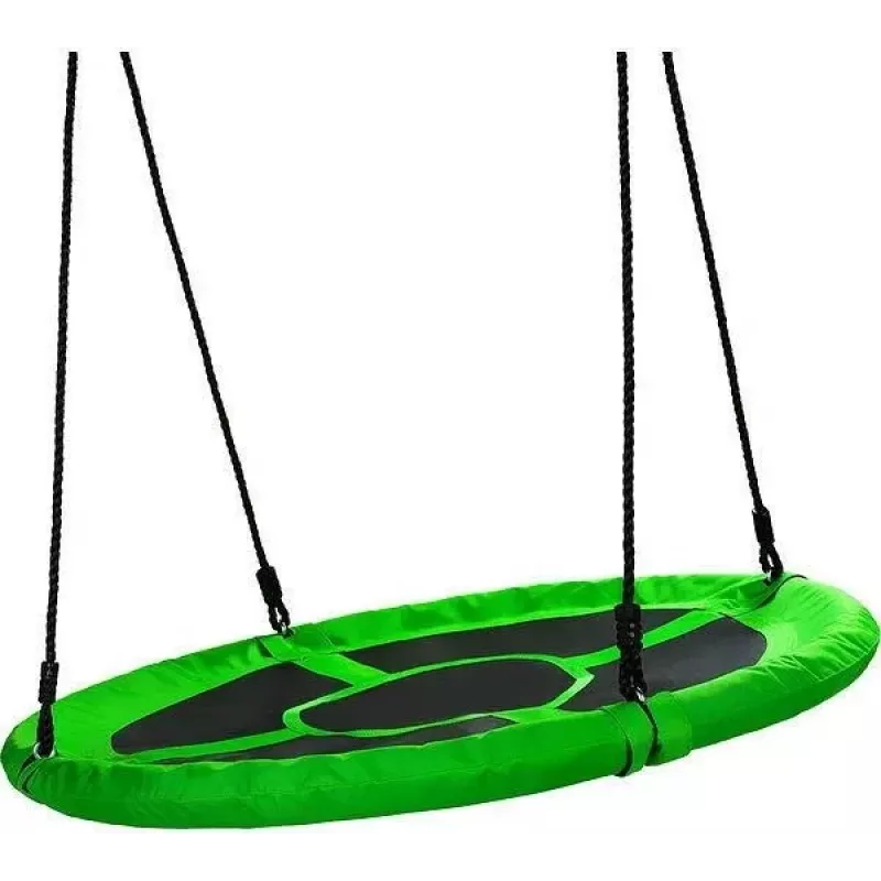 Baloiço de exterior Extralink Black Forest ninho de cegonha verde (modelo SW100X ZIELONE)