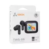 Auscultadores SBOX EB-TWS08-B ecrã tátil preto