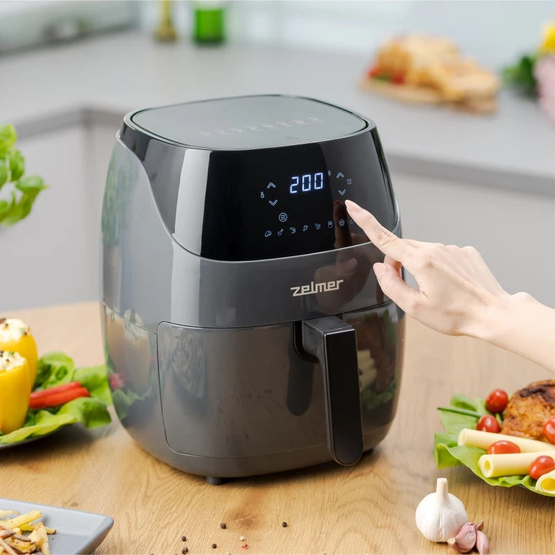 Fritadeira de ar quente Zelmer ZAF5502G Elektra 5L