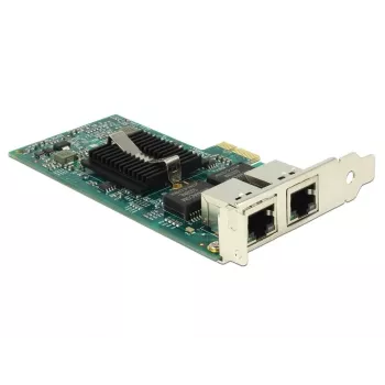 Delock placa PCIe 2x Gigabit LAN adaptador de rede